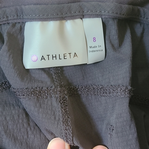 Athleta gray Pants Womens Trekkie Jogger 2.0 Hiking size 8 - Picture 8 of 8